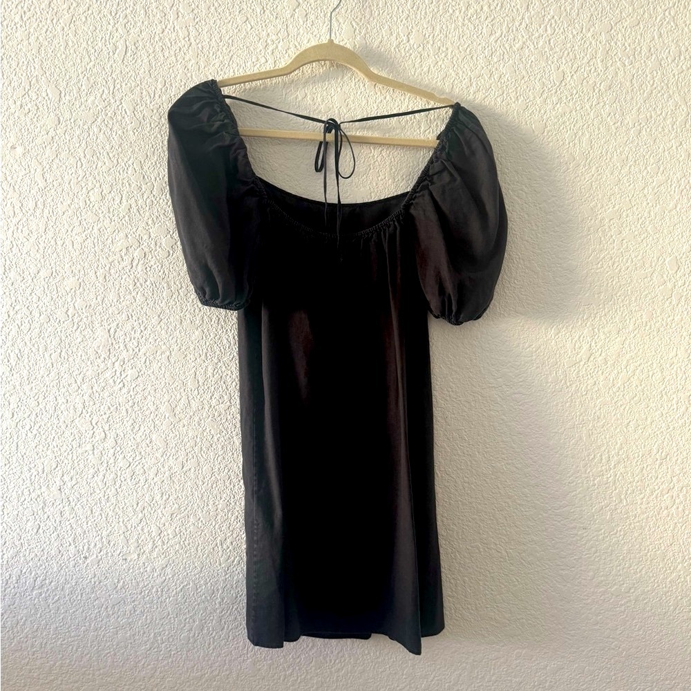 & other stories black mini dress